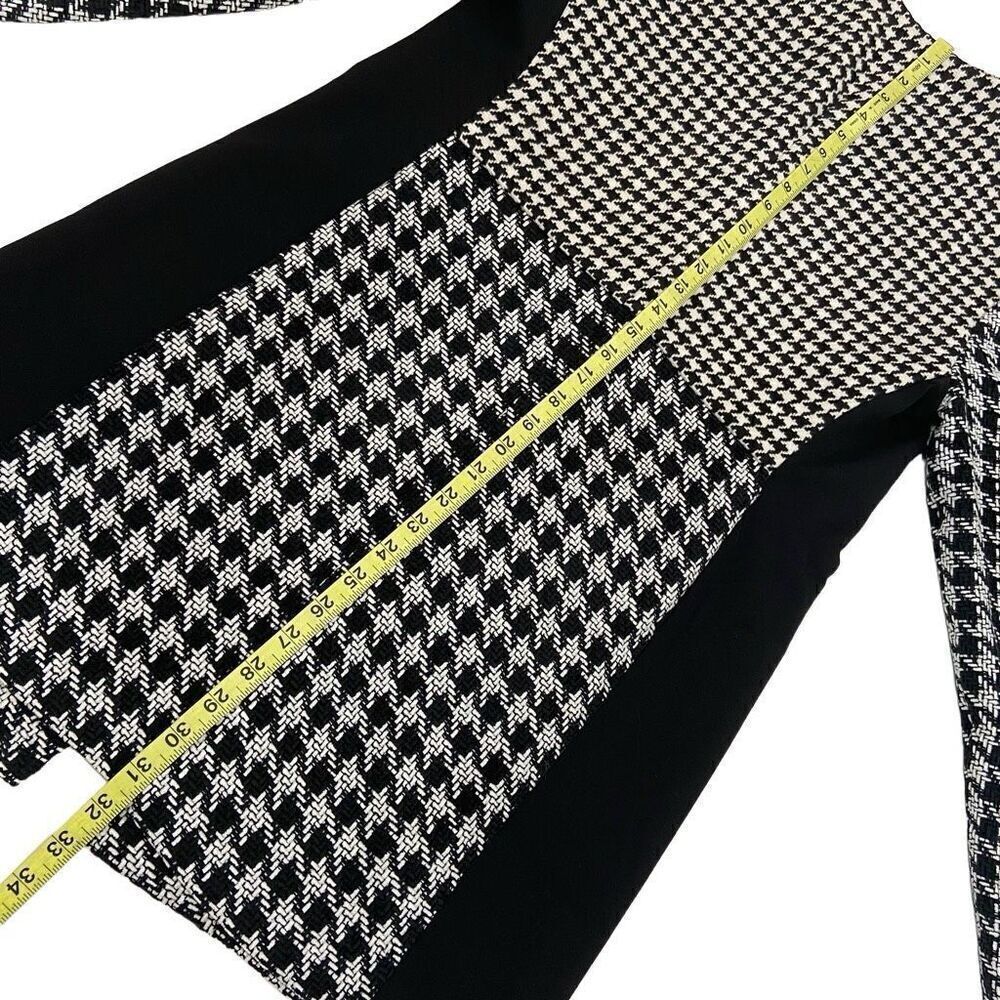 CHICO’S Houndstooth Lined Jacket (Sz 1) - Picture 10 of 10
